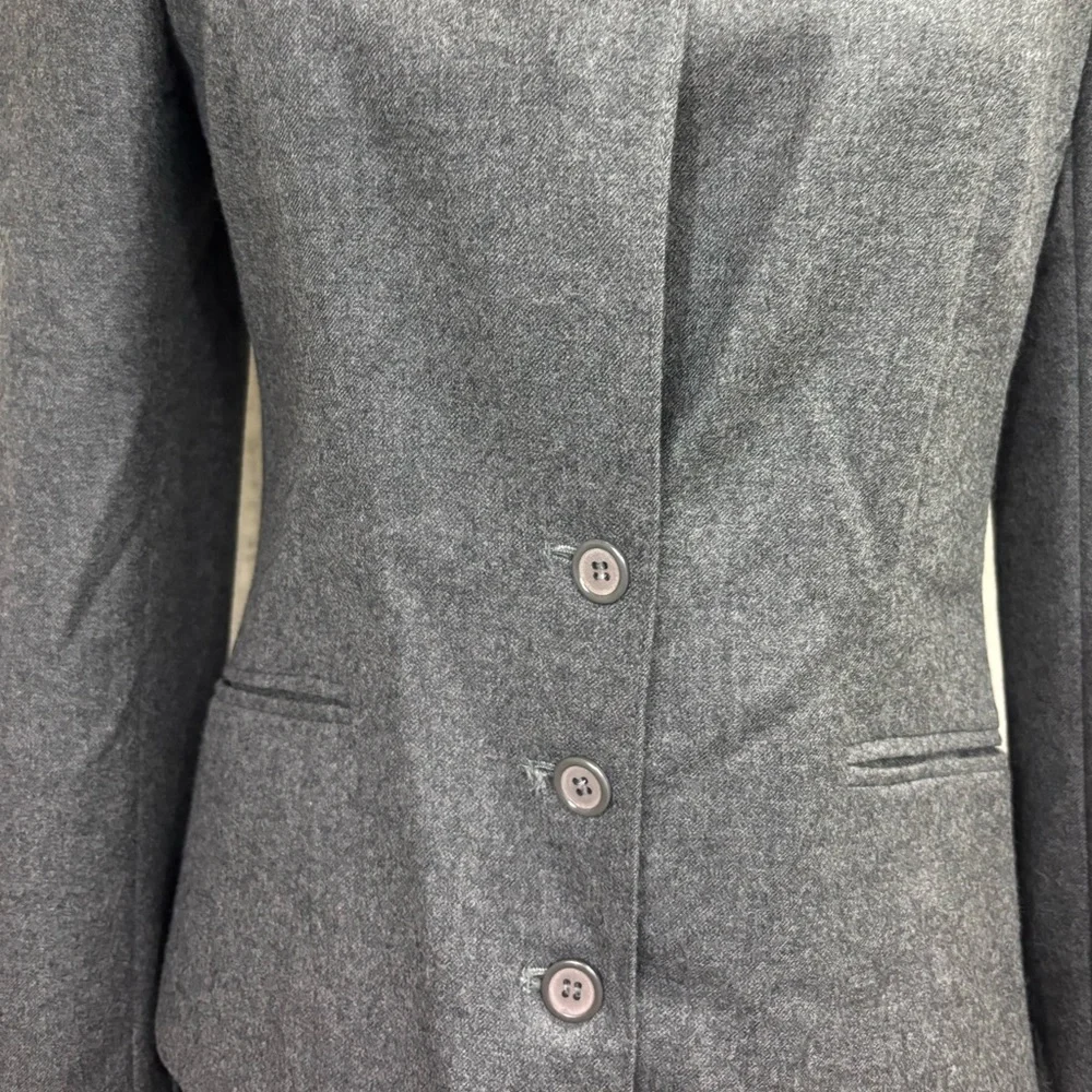 Cassidy Vintage 80’s Gray‎ Wool Blazer